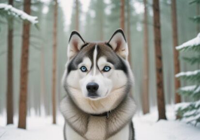 Husky outdoors, representing Cincinnati pet relocation and dog transportation services