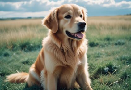 Dog relocation planning in Washington, DC – golden retriever outdoors representing pet transportation support