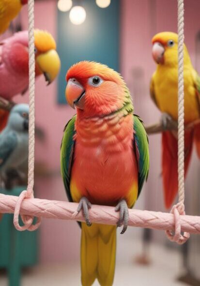 Birds representing avian and exotic pet transportation to and from The Bahamas