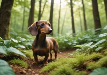 Small dog in nature representing ground pet transportation from Salt Lake City, Utah