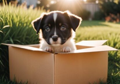 Dog transportation services for puppies during home relocation