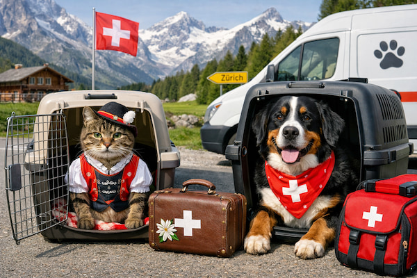 usa to Switzerland pet shipping