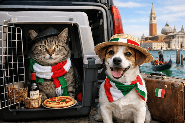 Pet shipping from the USA to Italy
