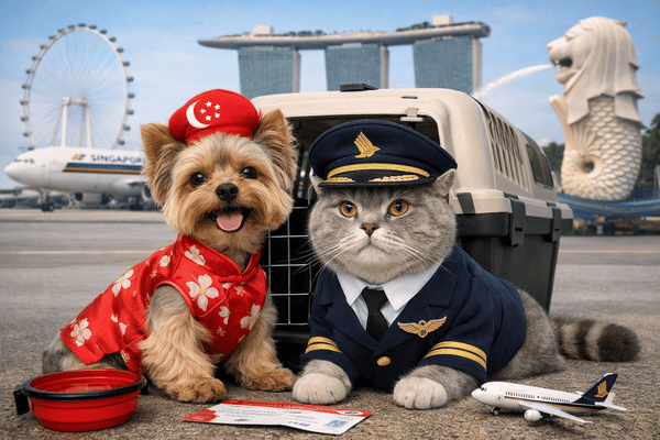 usa to singapore pet shipping services