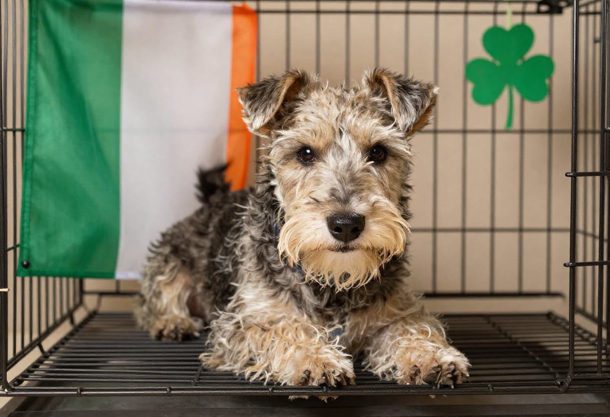 Terrier ready for a USA to Ireland pet move